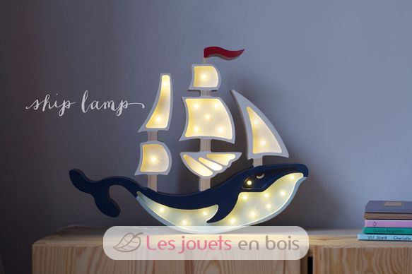 Little Lights Ship Lamp Navy LL029-360 Little Lights 2