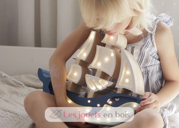 Little Lights Ship Lamp Navy LL029-360 Little Lights 3