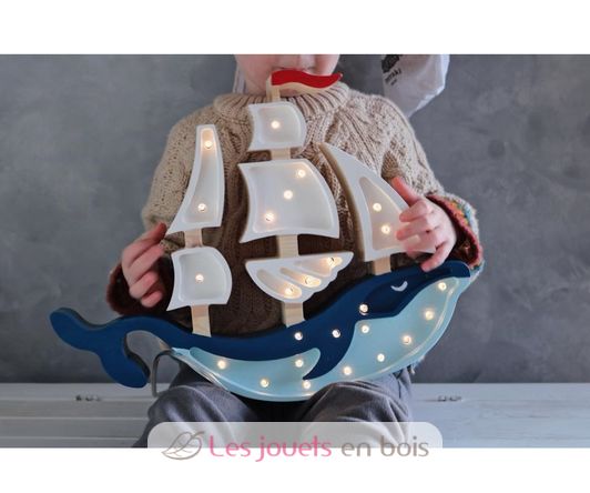 Little Lights Ship Lamp Navy LL029-360 Little Lights 13