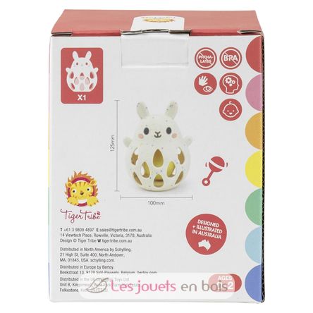 Silicone Rattle Bunny TT1-1017 Tiger Tribe 5
