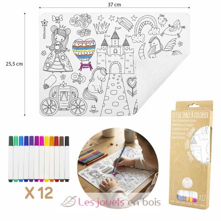 Coloring Placemat - Princesses UL7144 Ulysse 3