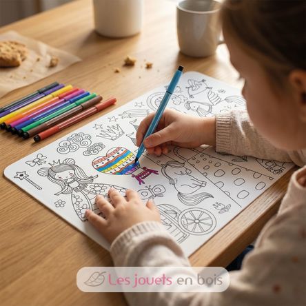 Coloring Placemat - Princesses UL7144 Ulysse 2