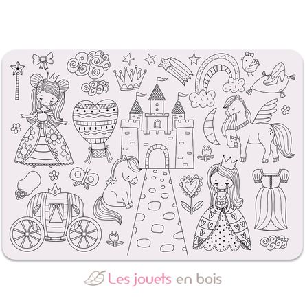 Coloring Placemat - Princesses UL7144 Ulysse 4