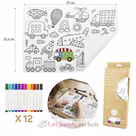 Coloring Placemat - Vehicles UL7143 Ulysse 3