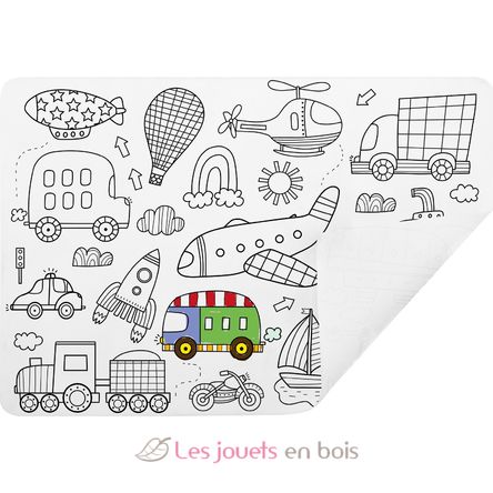 Coloring Placemat - Vehicles UL7143 Ulysse 1
