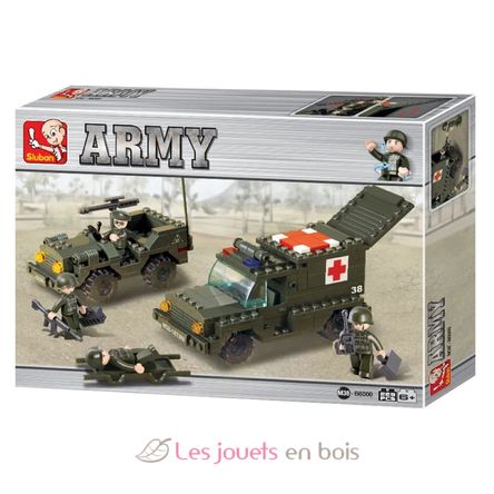 Army - Army ambulance 229 pieces SL-M38-B6000 Sluban 1
