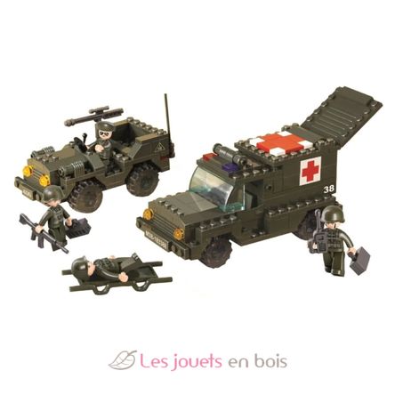 Army - Army ambulance 229 pieces SL-M38-B6000 Sluban 2