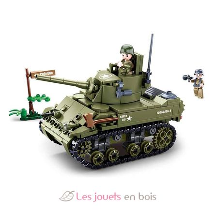 Army WWII - Allied Light Tank SL-M38-B0856 Sluban 2