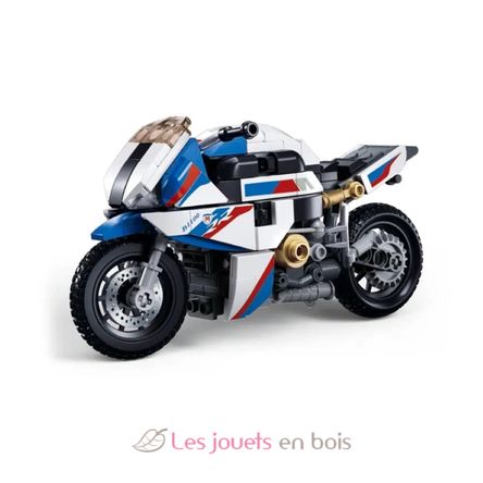 Model Bricks - Racing motorcycle SL-M38-B1129 Sluban 2