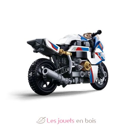 Model Bricks - Racing motorcycle SL-M38-B1129 Sluban 3