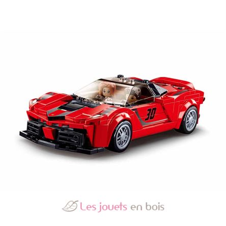 Model Bricks - Italian super car red SL-M38-B0955 Sluban 2