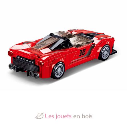 Model Bricks - Italian super car red SL-M38-B0955 Sluban 3
