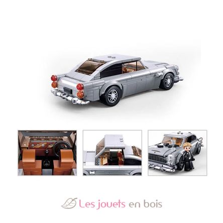 Model Bricks - Car of a secret agent SL-M38-B1125 Sluban 4