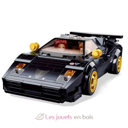 Model Bricks - Italian Bull Sports Car SL-M38-B1098 Sluban 2