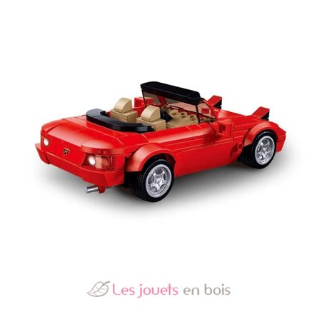 Model Bricks - MX5 Red sports Car SL-M38-B1128 Sluban 3