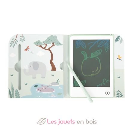 LCD colouring book with templates Safari LE12904 Small Foot company 5
