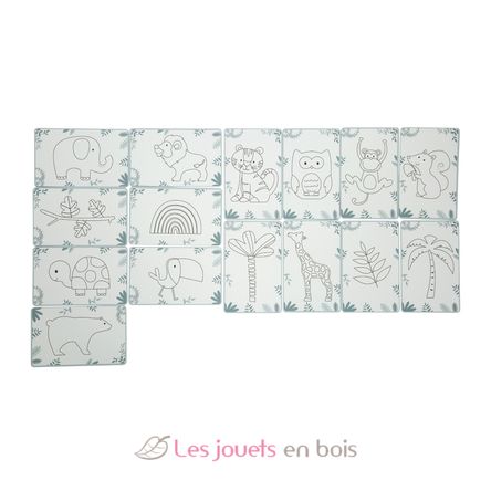 LCD colouring book with templates Safari LE12904 Small Foot company 7
