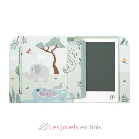 LCD colouring book with templates Safari LE12904 Small Foot company 9