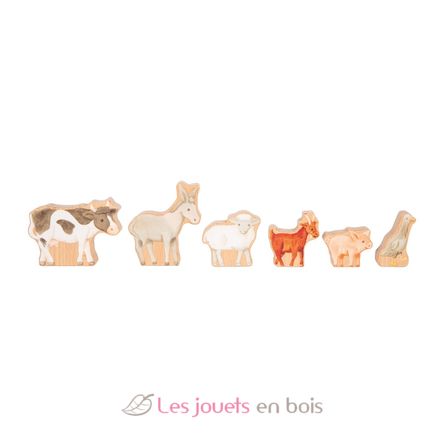 Wooden building blocks Farm LE12905 Small Foot company 5