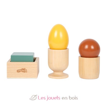 Montessori sorting game with ball, cube and egg LE12925 Small Foot company 4