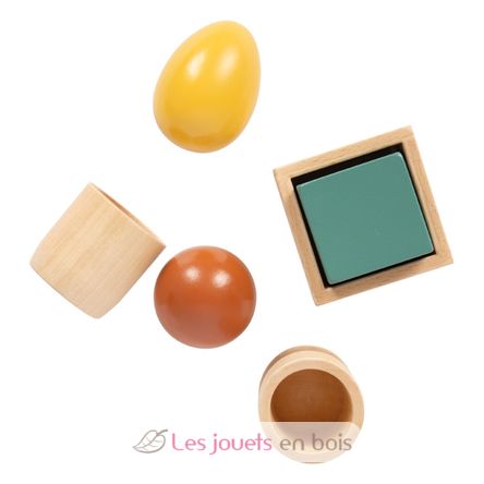 Montessori sorting game with ball, cube and egg LE12925 Small Foot company 7