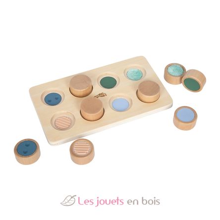 Montessori texture matching game LE12931 Small Foot company 3