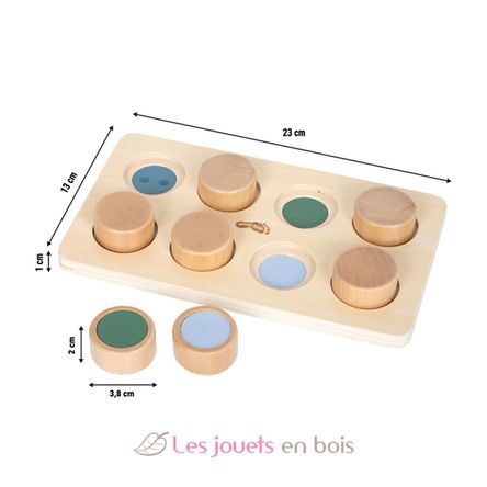 Montessori texture matching game LE12931 Small Foot company 8