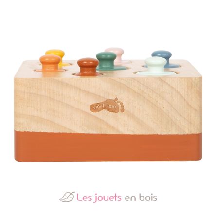 Montessori insertion game with cylinders LE12932 Small Foot company 3