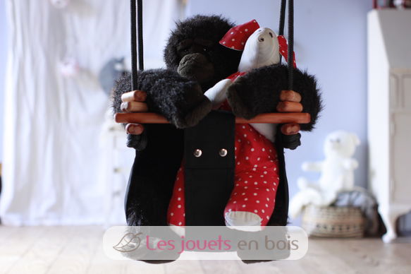 Baby and Toddler Swing Coral Black SS-CB-B-EUR Solvej Swings 4