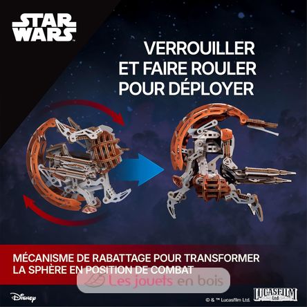 Droideka Star Wars, 3D model kit U70275 Ugears 5
