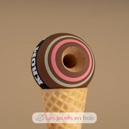 Krom Kendama Strogo Neapolitan Chocolate KROM-STR-CHOCO KROM Kendama 7