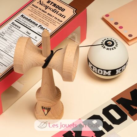 Krom Kendama Strogo Neapolitan Vanilla KROM-STR-VANILLA KROM Kendama 6