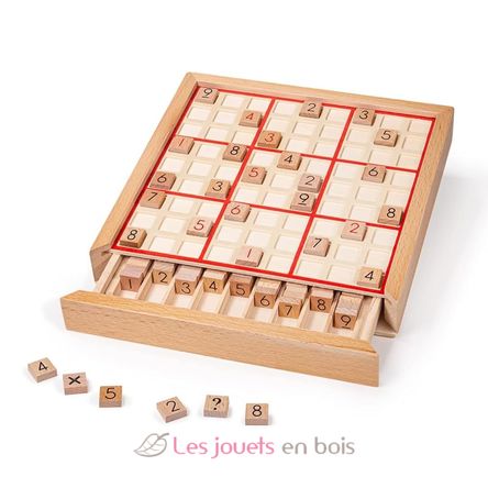 Sudoku in wood BJ084 Bigjigs Toys 1