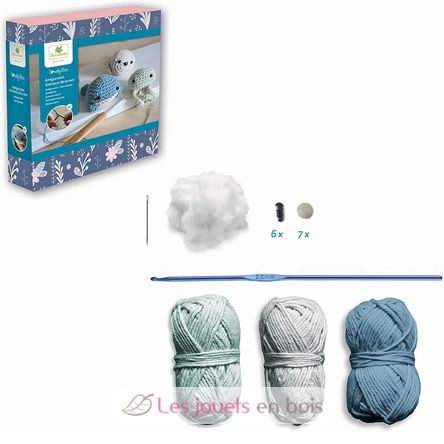 Crochet Kit sea animals SYCRE1071 Sycomore 3