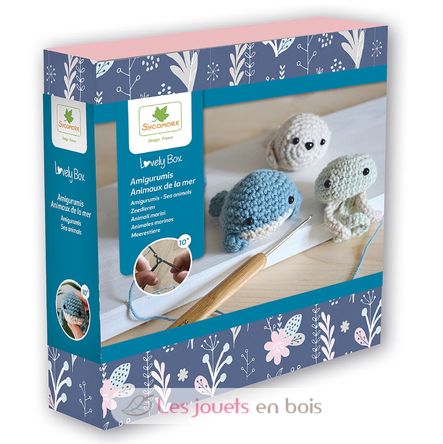 Crochet Kit sea animals SYCRE1071 Sycomore 1