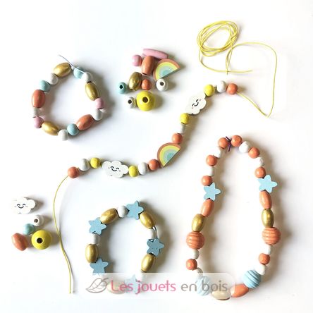 Rainbow box wooden beads SYCRE3283 Sycomore 6
