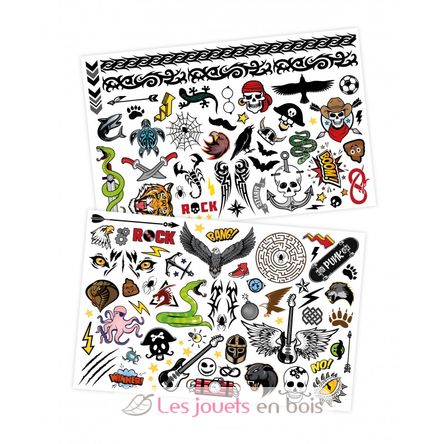 75 wash-off tattoos Rock BUK-TA006 Buki France 2