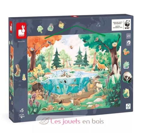 Pond magnetic picture board J08647 Janod 8