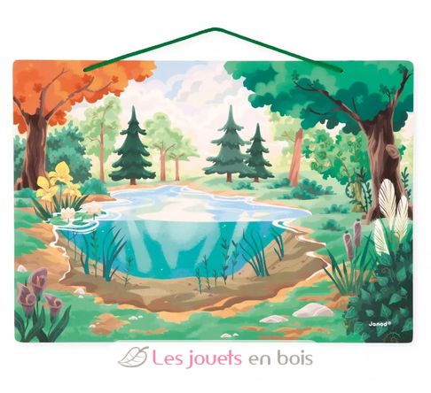 Pond magnetic picture board J08647 Janod 5