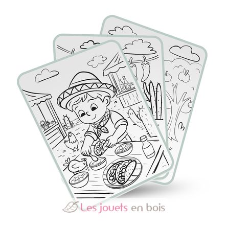 K-Draw Light Pad Food around the world KW-KIDYDRAW-PAD6-FAW Kidywolf 3