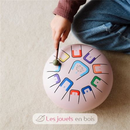 Tongue Drum 11 notes pink JCTMB08P Tambú 3