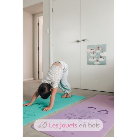 Kids Yoga mat purple BUK-Y025 Buki France 4