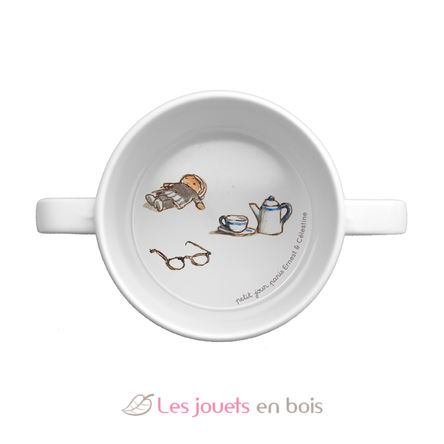 Double-handled cup Ernest and Celestine PJ-EC904K Petit Jour 4