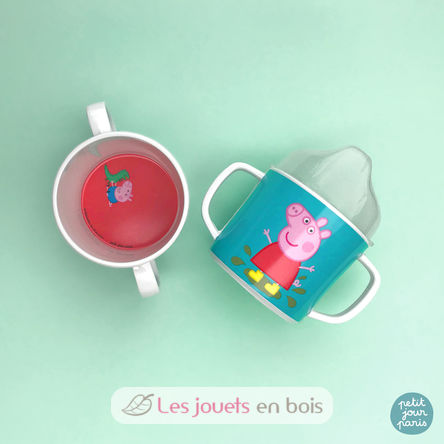 Double-handled cup Peppa Pig PJ-PI904K Petit Jour 7