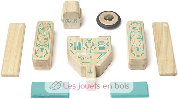 Magnetic wooden blocks Magbot TG-MGB-TL1-405T Tegu 4