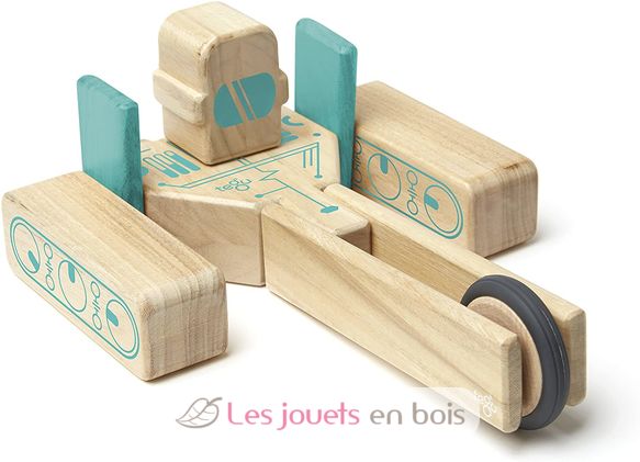 Magnetic wooden blocks Magbot TG-MGB-TL1-405T Tegu 8