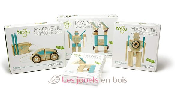 Magnetic wooden blocks Magbot TG-MGB-TL1-405T Tegu 12