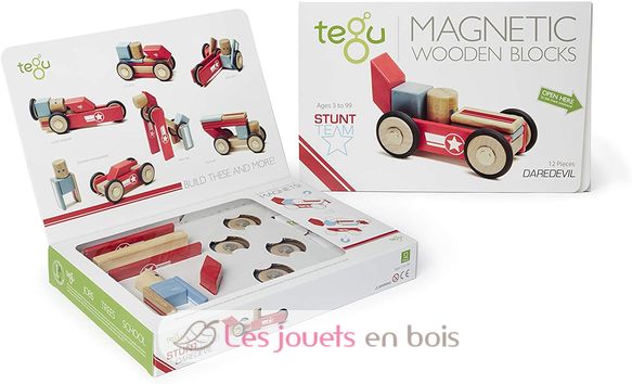 Magnetic wooden blocks Dardevil TG-DDV-OGL-411T Tegu 19