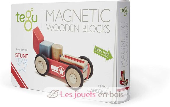 Magnetic wooden blocks Dardevil TG-DDV-OGL-411T Tegu 20