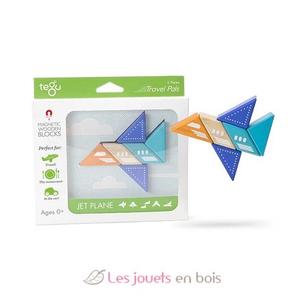Travel Pals - Jet Plane 6 pcs TG-PAL-JET-706T Tegu 6
